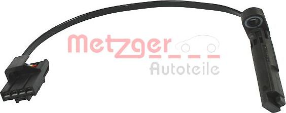Metzger 0902272 - Датчик импульсов, коленвал autodnr.net