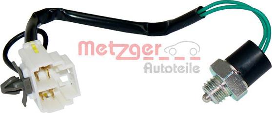 Metzger 0912053 - Датчик, контактний перемикач, фара заднього ходу autocars.com.ua