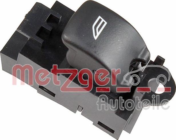 Metzger 09161052 - Вимикач, стеклолод'емнік autocars.com.ua