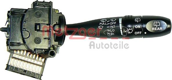 Metzger 0916105 - Перемикач склоочисника autocars.com.ua