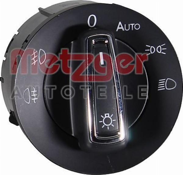Metzger 09161116 - Вимикач, головне світло autocars.com.ua