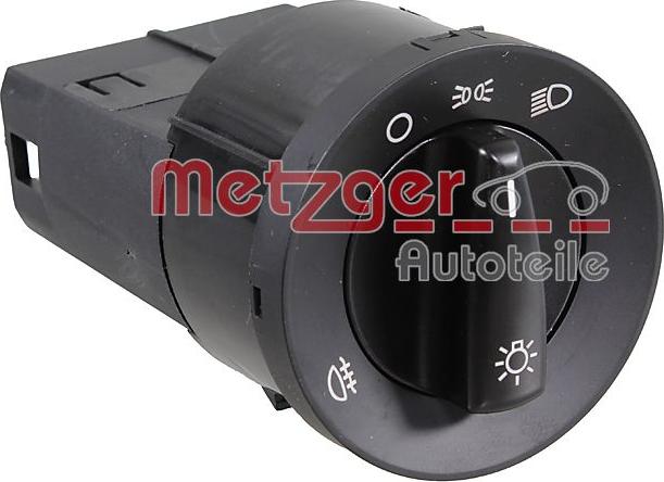 Metzger 09161118 - Вимикач, головне світло autocars.com.ua