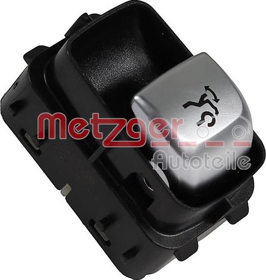 Metzger 09161119 - Вимикач, задні двері autocars.com.ua