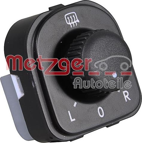 Metzger 09161125 - Вимикач, регулювання зе autocars.com.ua