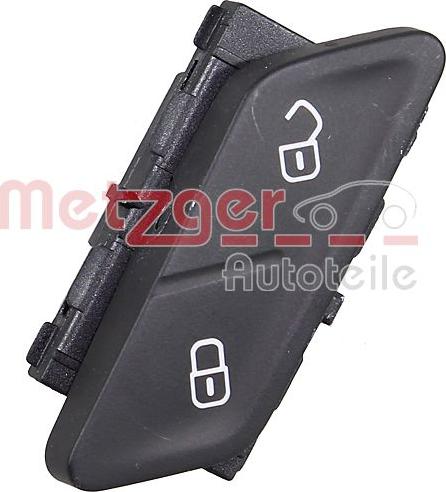 Metzger 09161132 - Вимикач, фіксатор двері autocars.com.ua