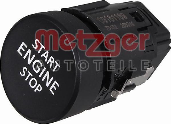 Metzger 09161169 - Кнопка autocars.com.ua