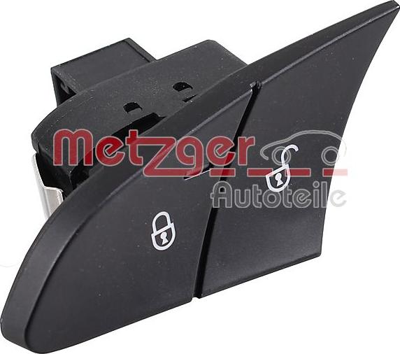 Metzger 09161174 - Вимикач, фіксатор двері autocars.com.ua