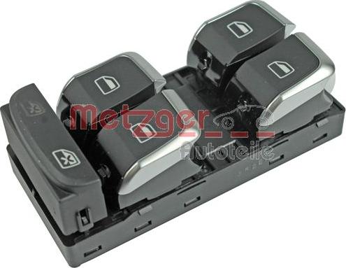 Metzger 0916253 - Вимикач, стеклолод'емнік autocars.com.ua