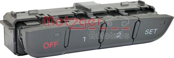 Metzger 0916273 - Регулювальний елемент, регулювання сидіння autocars.com.ua