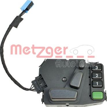 Metzger 0916427 - Регулювальний елемент, регулювання сидіння autocars.com.ua