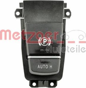 Metzger 0916455 - Вимикач, привід гальма стоянки autocars.com.ua