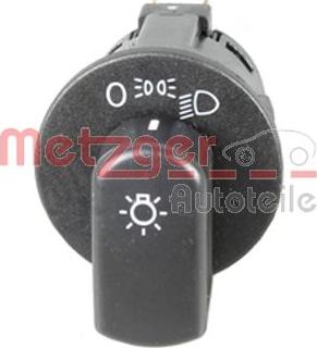Metzger 0916739 - Вимикач, головне світло autocars.com.ua