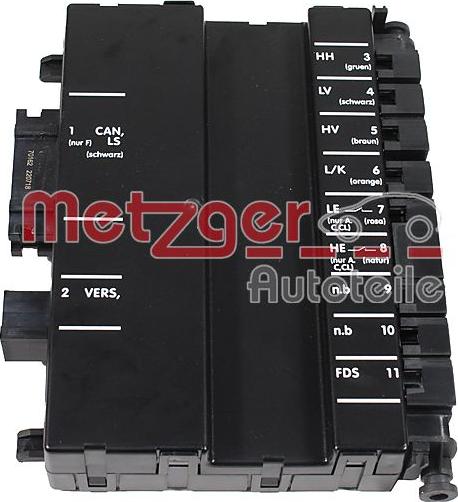 Metzger 0916986 - Блок управління, регулювання положення сидіння autocars.com.ua