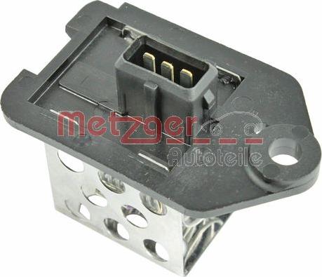 Metzger 0917174 - Додатковий резистор, електромотор - вентилятор радіатора autocars.com.ua
