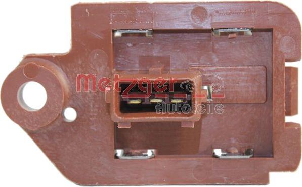 Metzger 0917175 - Додатковий резистор, електромотор - вентилятор радіатора autocars.com.ua