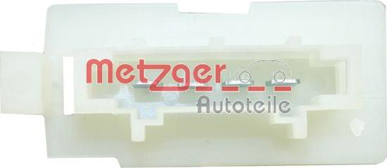 Metzger 0917228 - Опір, реле, вентилятор салону autocars.com.ua