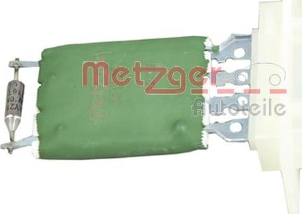 Metzger 0917261 - Опір, реле, вентилятор салону autocars.com.ua