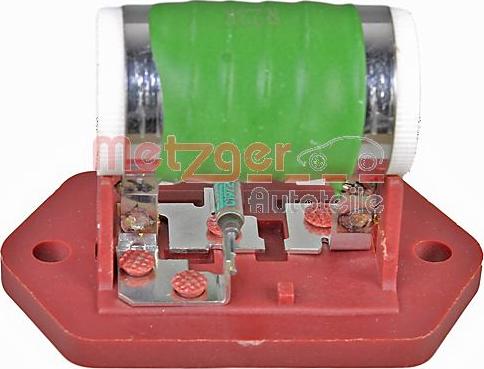 Metzger 0917358 - Додатковий резистор, електромотор - вентилятор радіатора autocars.com.ua