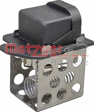 Metzger 0917367 - Додатковий резистор, електромотор - вентилятор радіатора autocars.com.ua