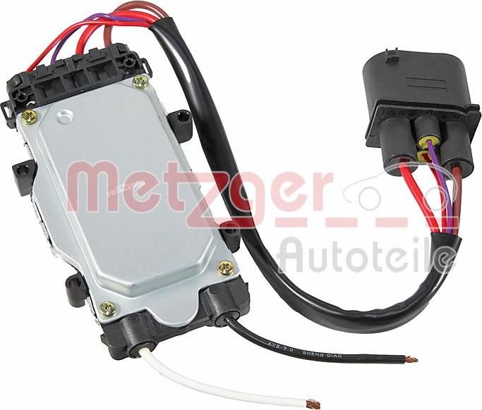 Metzger 0917449 - Блок управління, ел.  вентилятор (охолодження двигуна) autocars.com.ua
