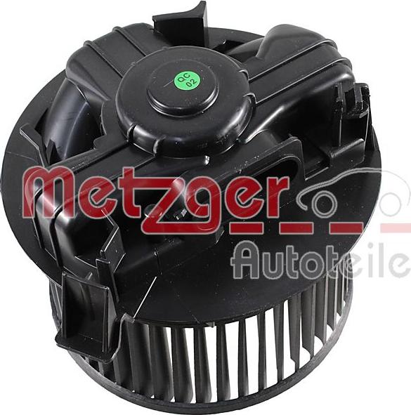 Metzger 0917715 - Вентилятор салону autocars.com.ua