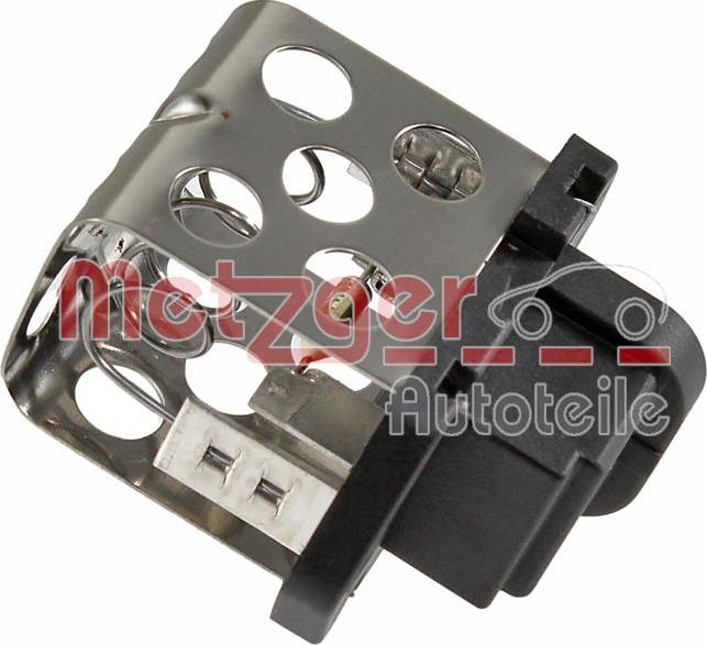 Metzger 0917716 - Додатковий резистор, електромотор - вентилятор радіатора autocars.com.ua