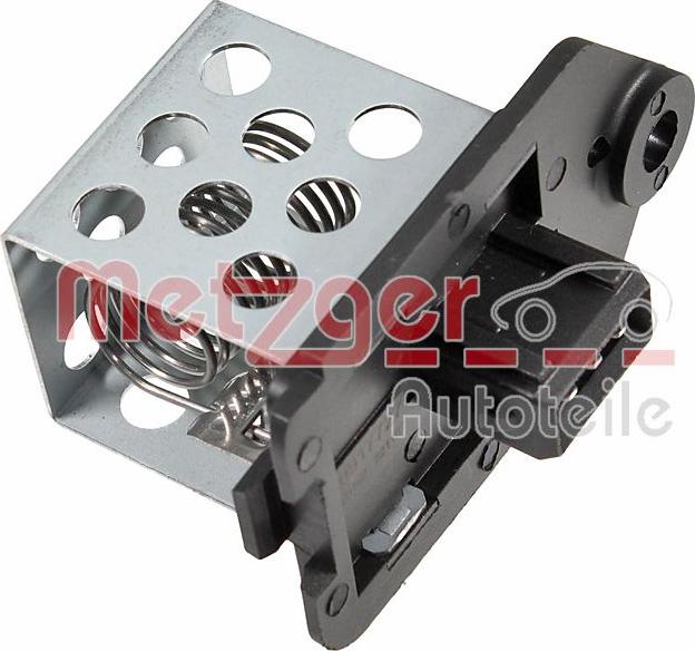 Metzger 0917727 - Додатковий резистор, електромотор - вентилятор радіатора autocars.com.ua