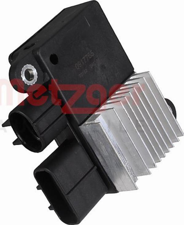 Metzger 0917765 - Блок управління, ел.  вентилятор (охолодження двигуна) autocars.com.ua