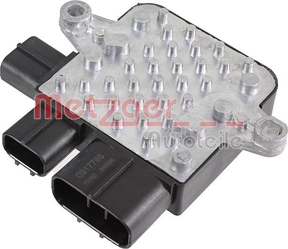 Metzger 0917766 - Блок управління, ел.  вентилятор (охолодження двигуна) autocars.com.ua