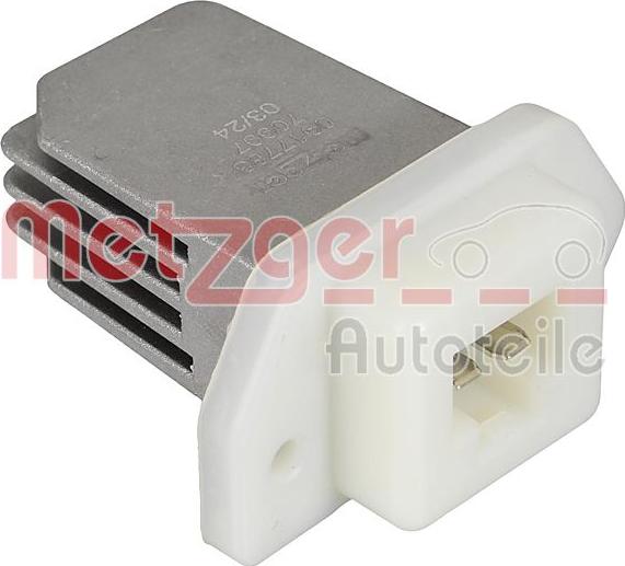Metzger 0917783 - Регулятор, вентилятор салону autocars.com.ua