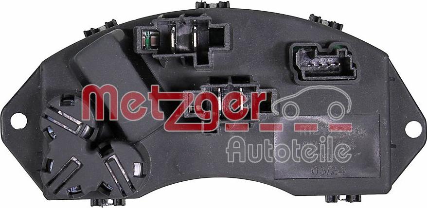 Metzger 0917784 - Регулятор, вентилятор салону autocars.com.ua