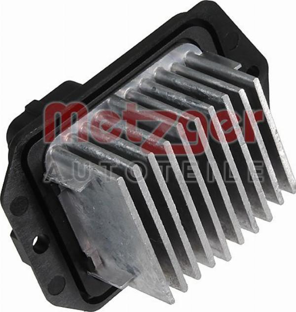 Metzger 0917853 - Опір, реле, вентилятор салону autocars.com.ua
