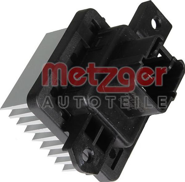 Metzger 0917860 - Опір, реле, вентилятор салону autocars.com.ua