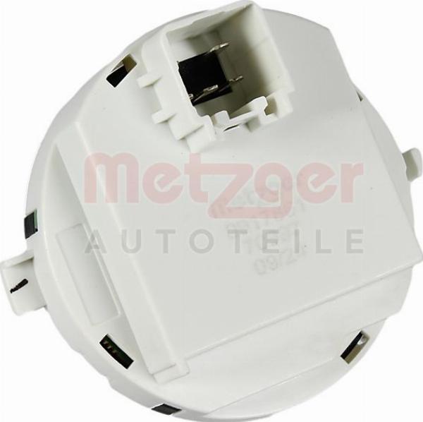 Metzger 0917861 - Регулятор, вентилятор салону autocars.com.ua