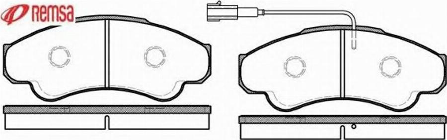 Metzger 0959.01 - Тормозные колодки, дисковые, комплект autodnr.net