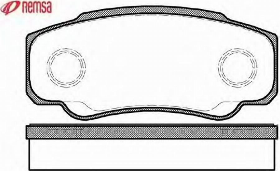 Metzger 096100 - Тормозные колодки, дисковые, комплект avtokuzovplus.com.ua