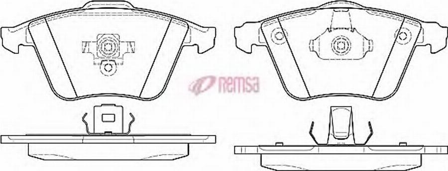 Metzger 096420 - Тормозные колодки, дисковые, комплект avtokuzovplus.com.ua