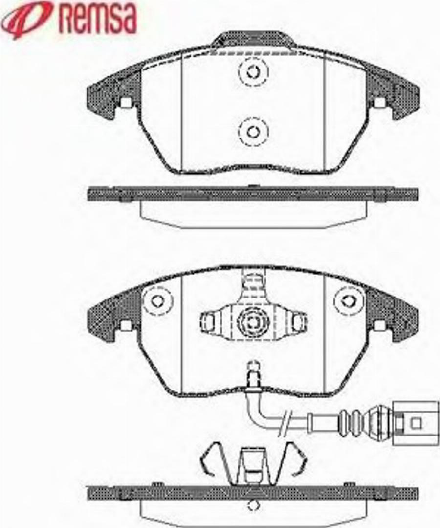 Metzger 103001 - Тормозные колодки, дисковые, комплект autodnr.net