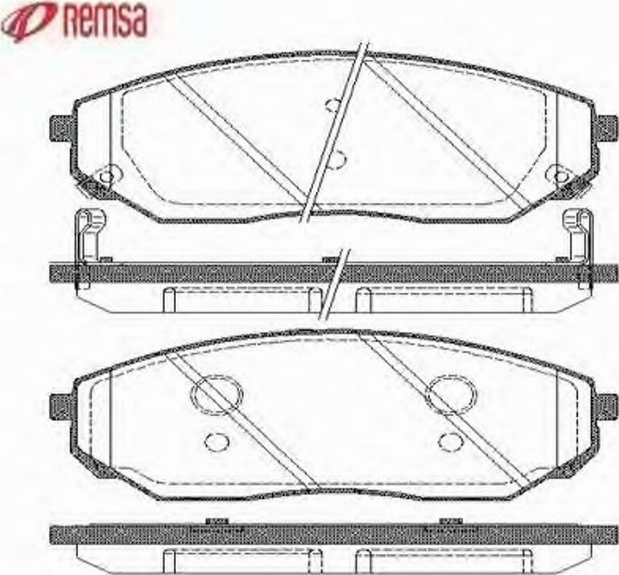 Metzger 104102 - Тормозные колодки, дисковые, комплект avtokuzovplus.com.ua