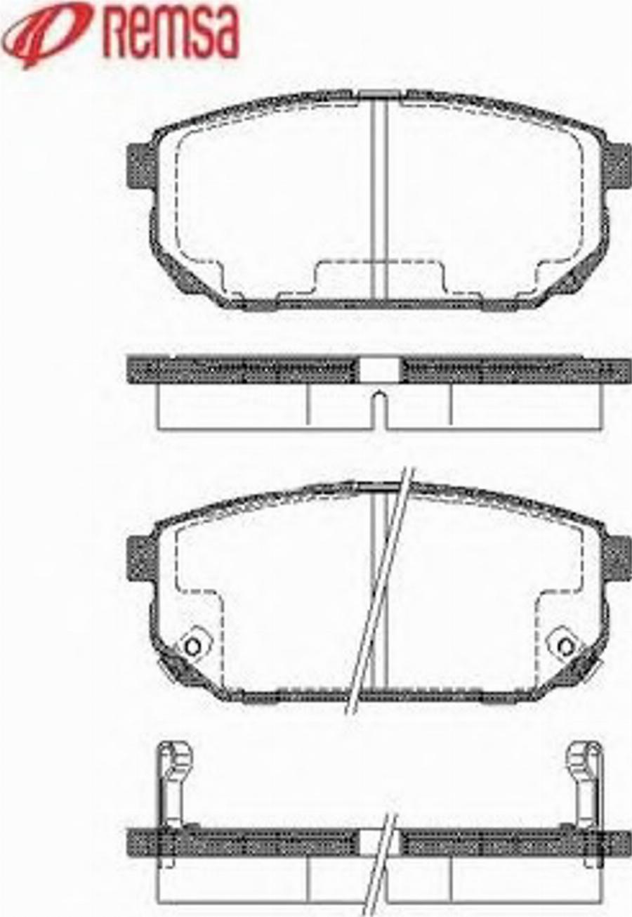 Metzger 104202 - Гальмівні колодки, дискові гальма autocars.com.ua