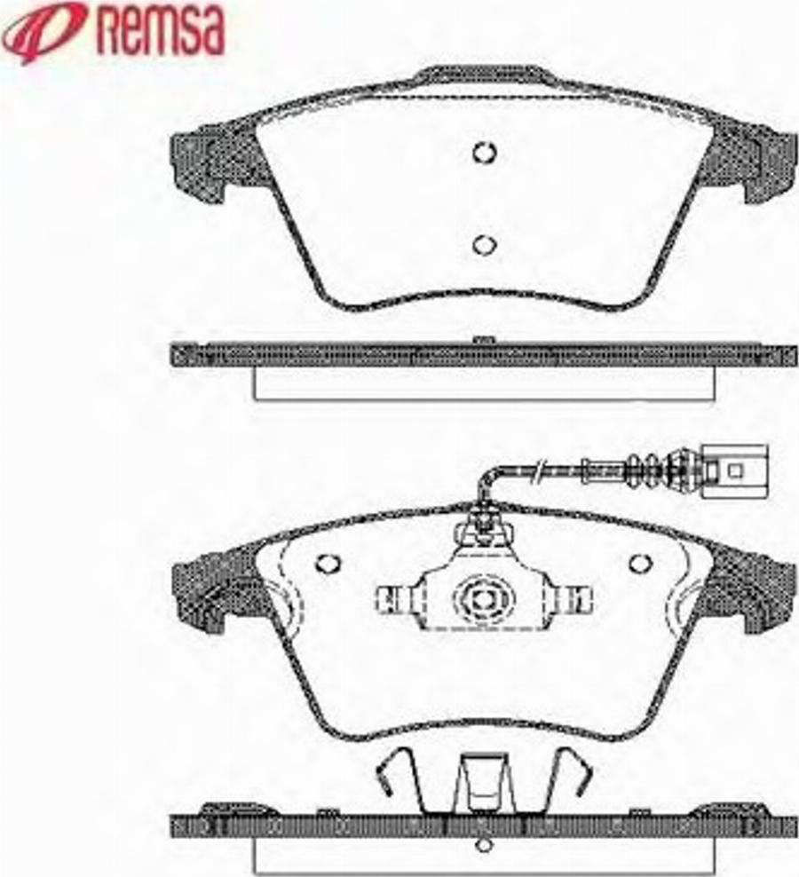 Metzger 104501 - Тормозные колодки, дисковые, комплект autodnr.net