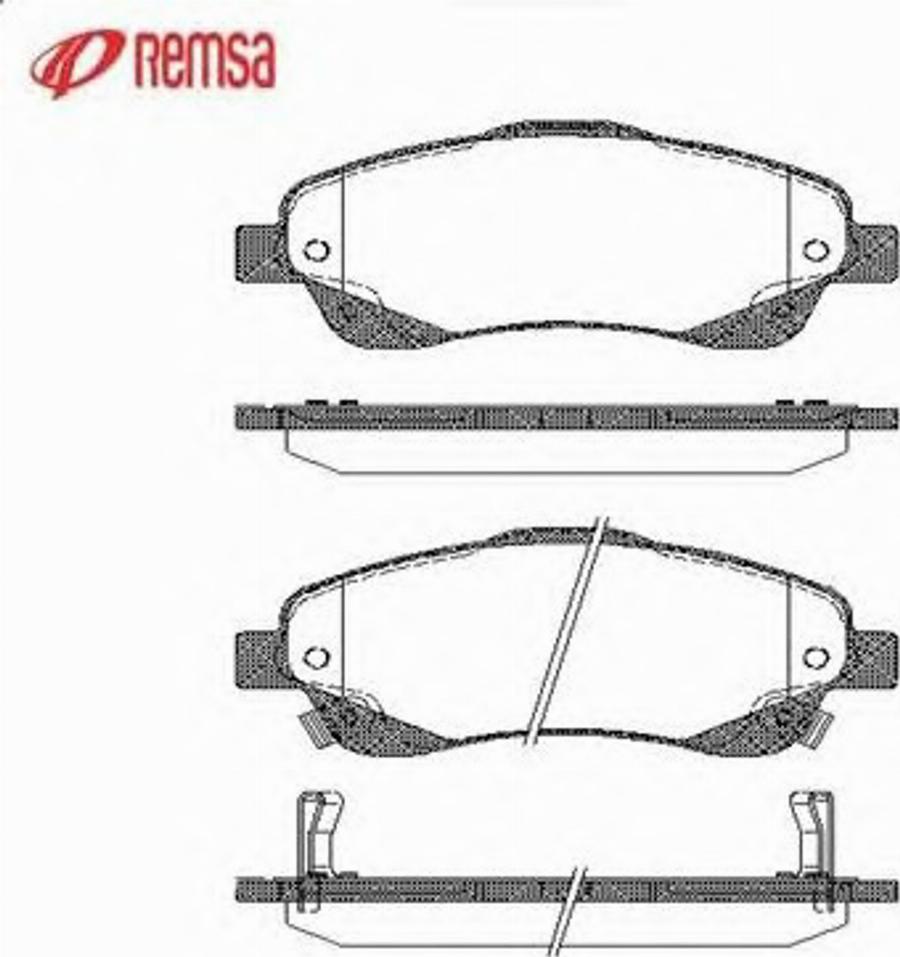 Metzger 104602 - Тормозные колодки, дисковые, комплект autodnr.net