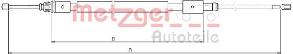 Metzger 10.4716 - Трос, гальмівна система autocars.com.ua