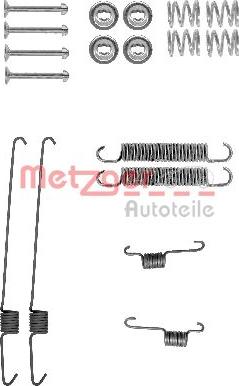 Metzger 105-0001 - Комплектуючі, барабанний гальмівний механізм autocars.com.ua