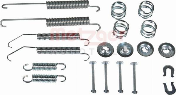 Metzger 105-0033 - Комплектуючі, барабанний гальмівний механізм autocars.com.ua