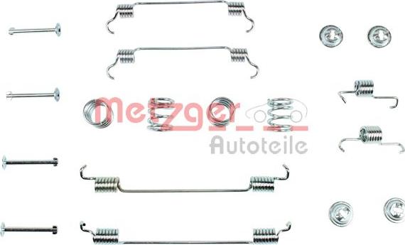 Metzger 105-0034 - Комплектующие, барабанный тормозной механизм avtokuzovplus.com.ua