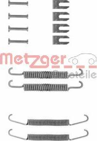 Metzger 105-0610 - Комплектующие, барабанный тормозной механизм avtokuzovplus.com.ua