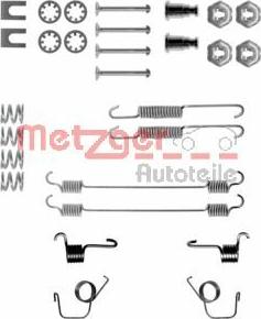 Metzger 105-0617 - Комплектуючі, барабанний гальмівний механізм autocars.com.ua