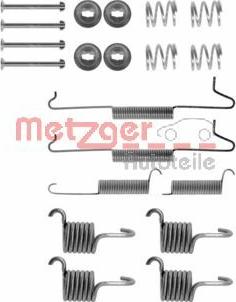 Metzger 105-0649 - Комплектующие, барабанный тормозной механизм avtokuzovplus.com.ua