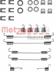 Metzger 105-0656 - Комплектуючі, барабанний гальмівний механізм autocars.com.ua